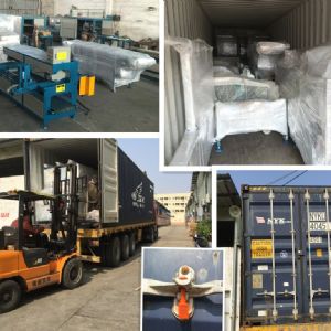 发往泰国客户的货柜--400型圆木多片锯生产线